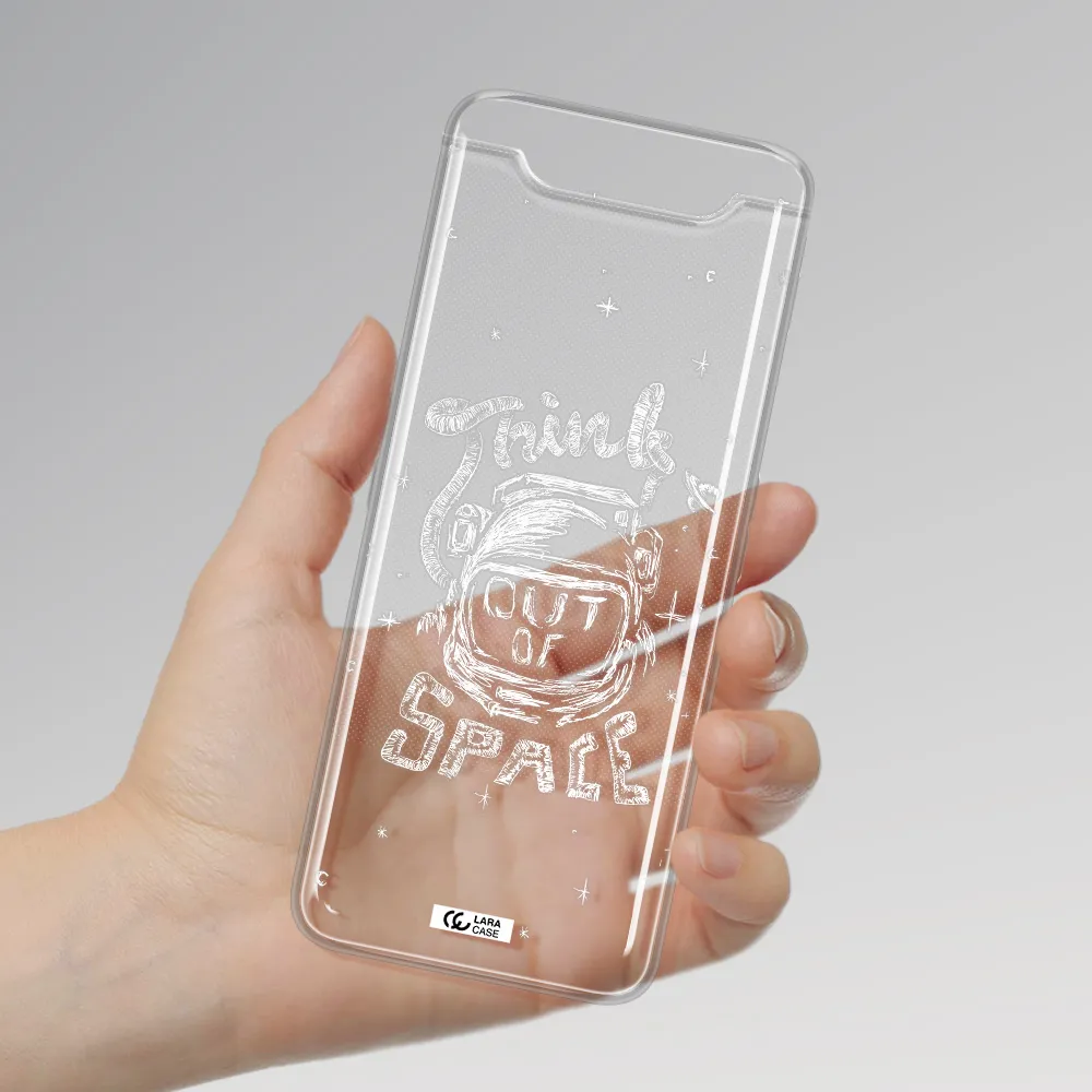 Think Out Of Space Samsung A80 Clear TPU Case