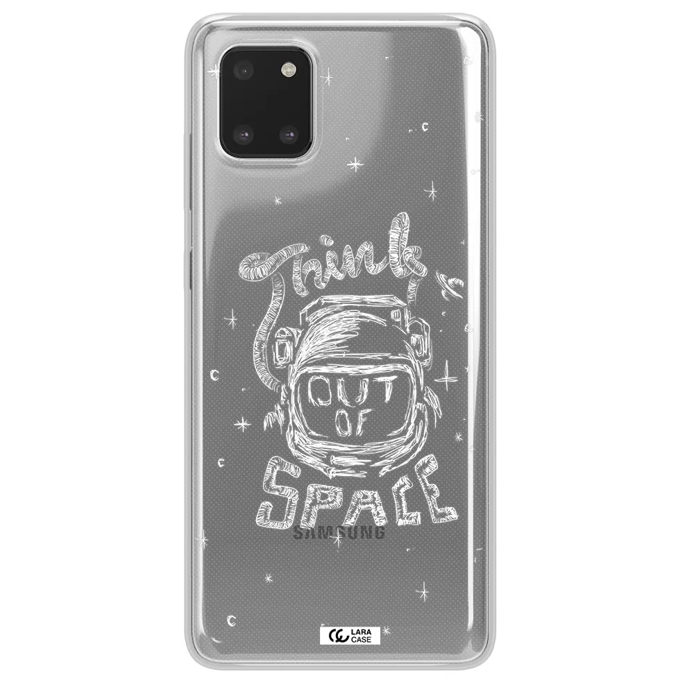 Think Out Of Space Samsung A81 Clear TPU Case