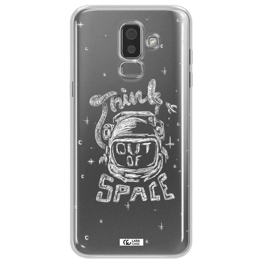 Think Out Of Space Samsung J8 Clear TPU Case