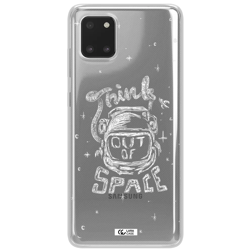 Think Out Of Space Samsung Note 10 Lite Clear TPU Case