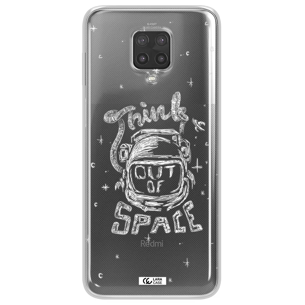 Think Out Of Space Xiaomi Note 9 Pro Clear TPU Case