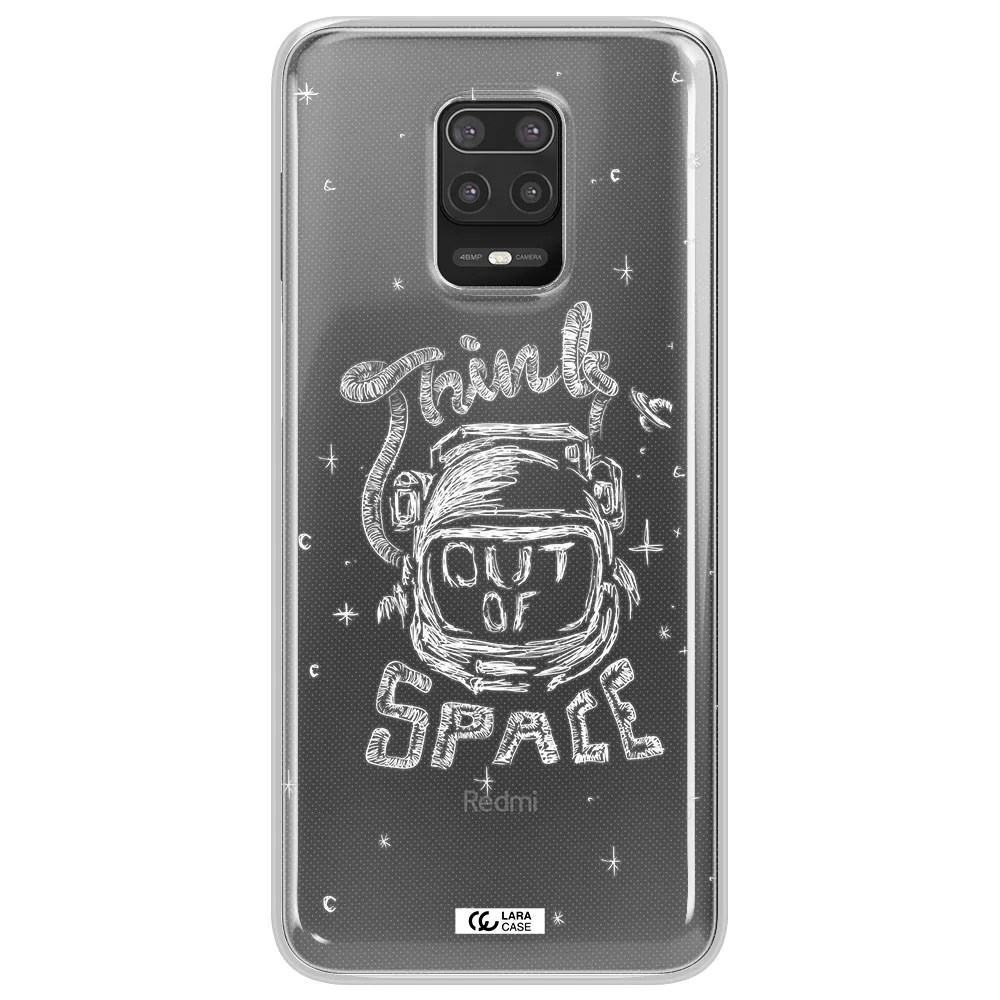 Think Out Of Space Xiaomi Note 9S Clear TPU Case