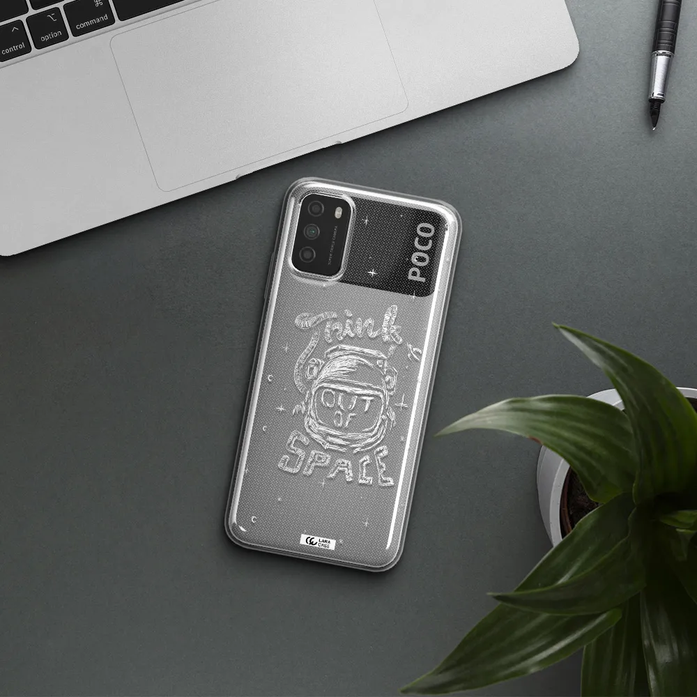 Think Out Of Space Xiaomi Poco M3 Clear TPU Case