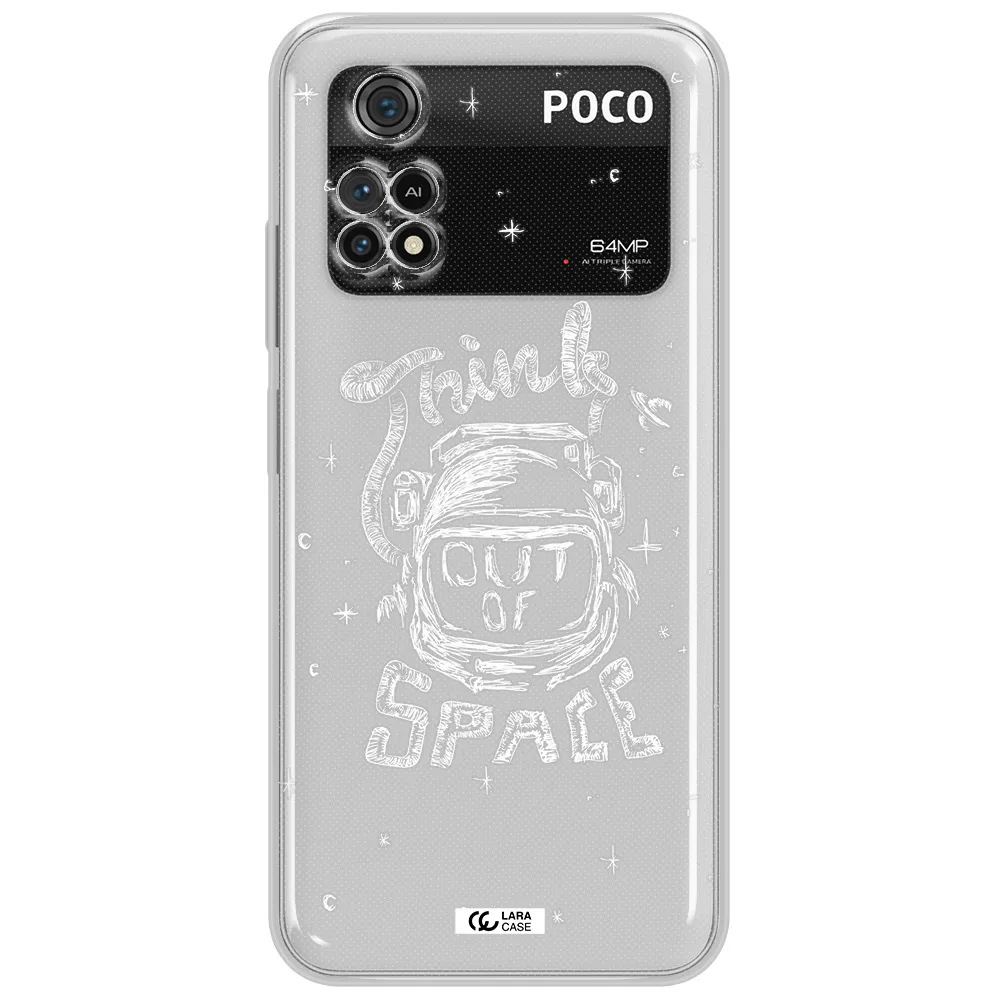 Think Out Of Space Xiaomi Poco M4 Pro 4G Clear Tpu Case