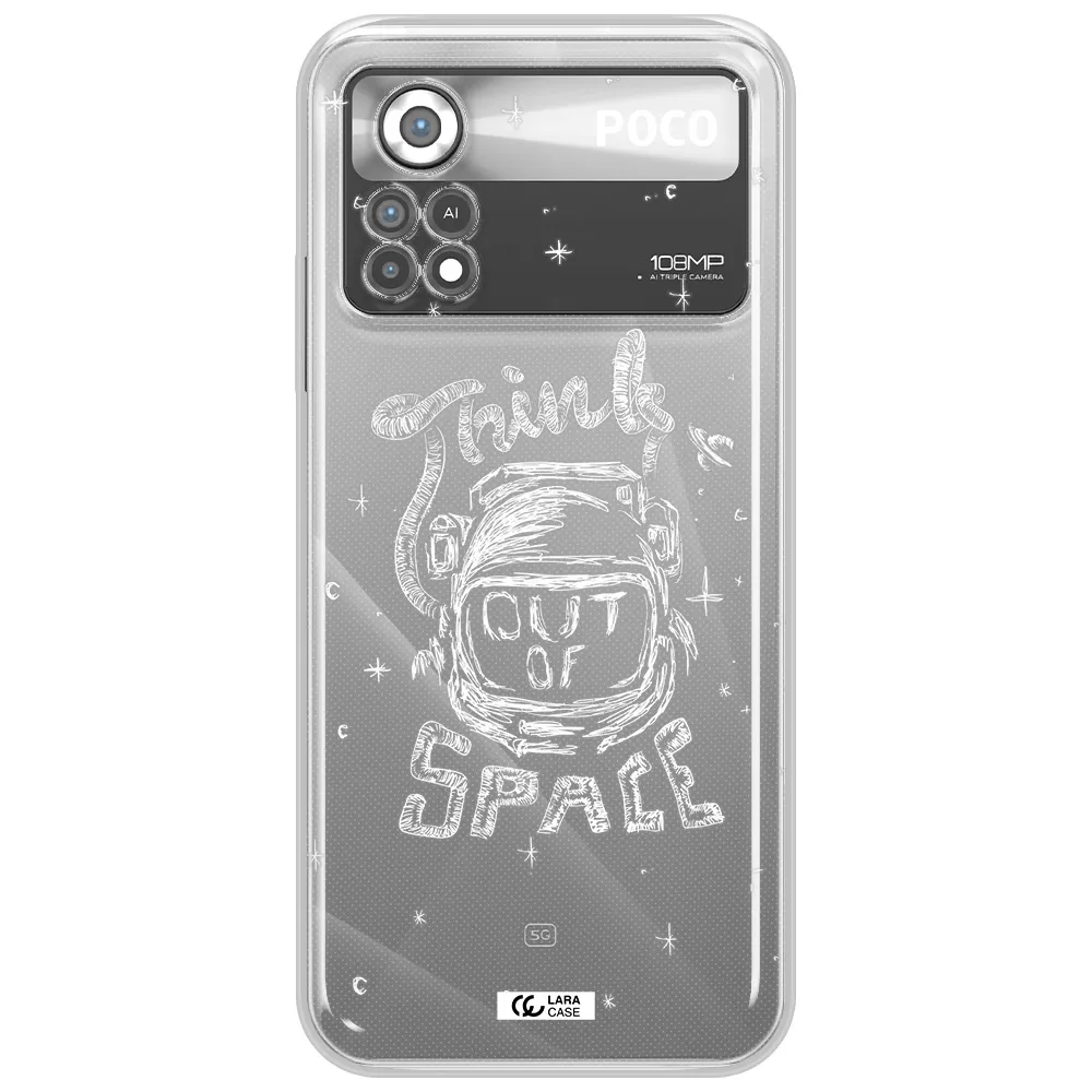 Think Out Of Space Xiaomi Poco X4 Pro Clear TPU Case
