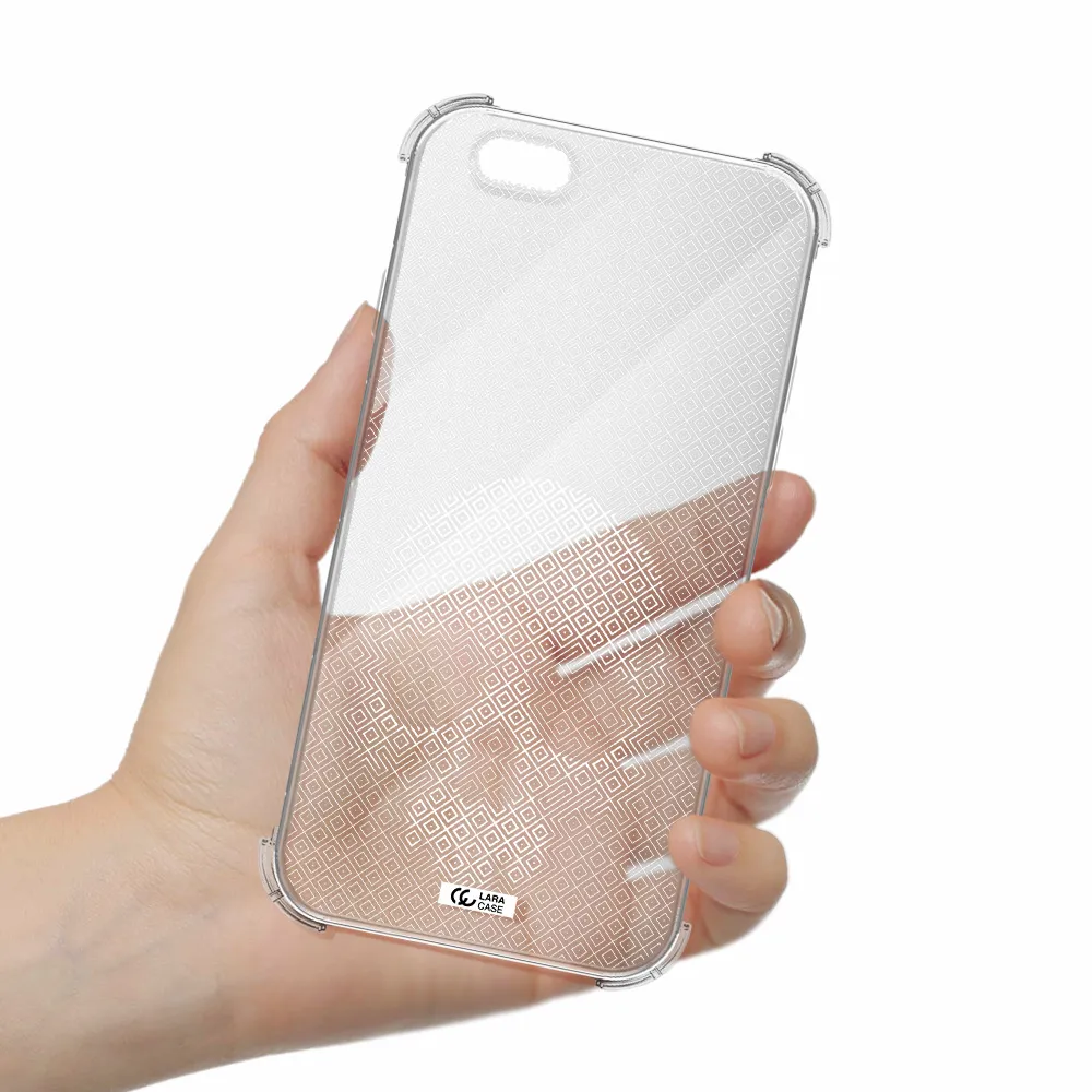 Skull Line Pattern Apple iPhone 6 Clear PC Case