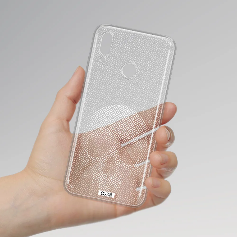 Skull Line Pattern Huawei P Smart 2019 Clear TPU Case