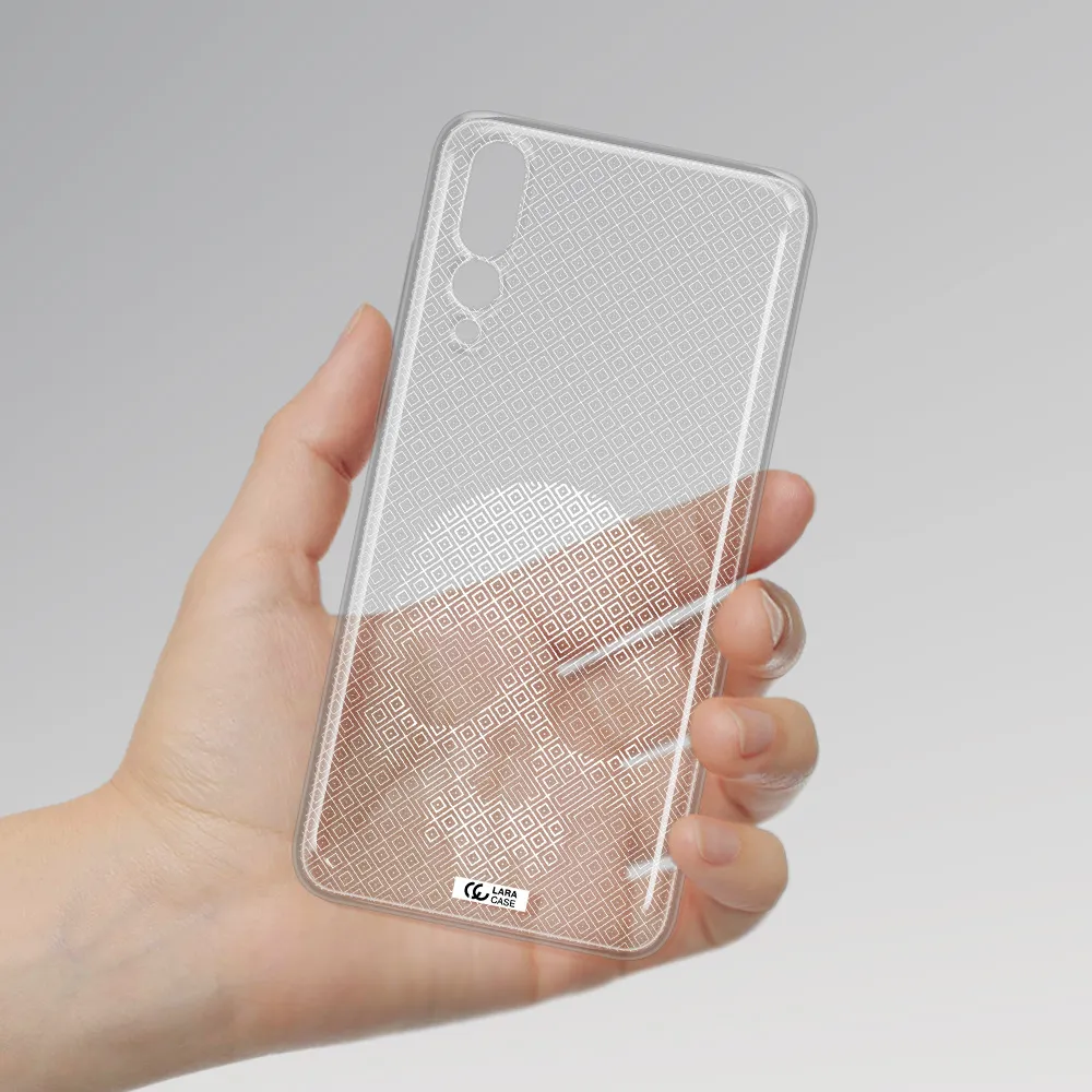 Skull Line Pattern Huawei P20 Pro Clear TPU Case