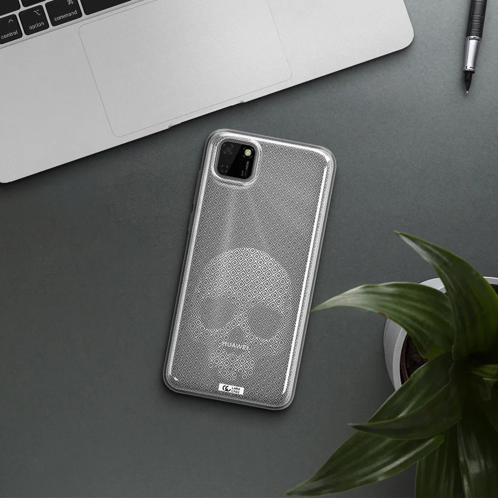 Skull Line Pattern Huawei Y5P Clear TPU Case