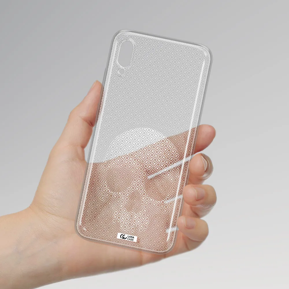 Skull Line Pattern Huawei Y6 Pro 2019 Clear TPU Case