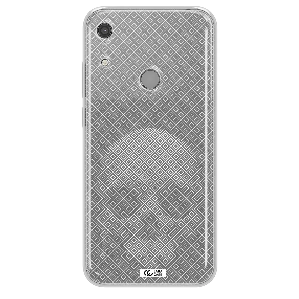 Skull Line Pattern Huawei Y6S Clear TPU Case