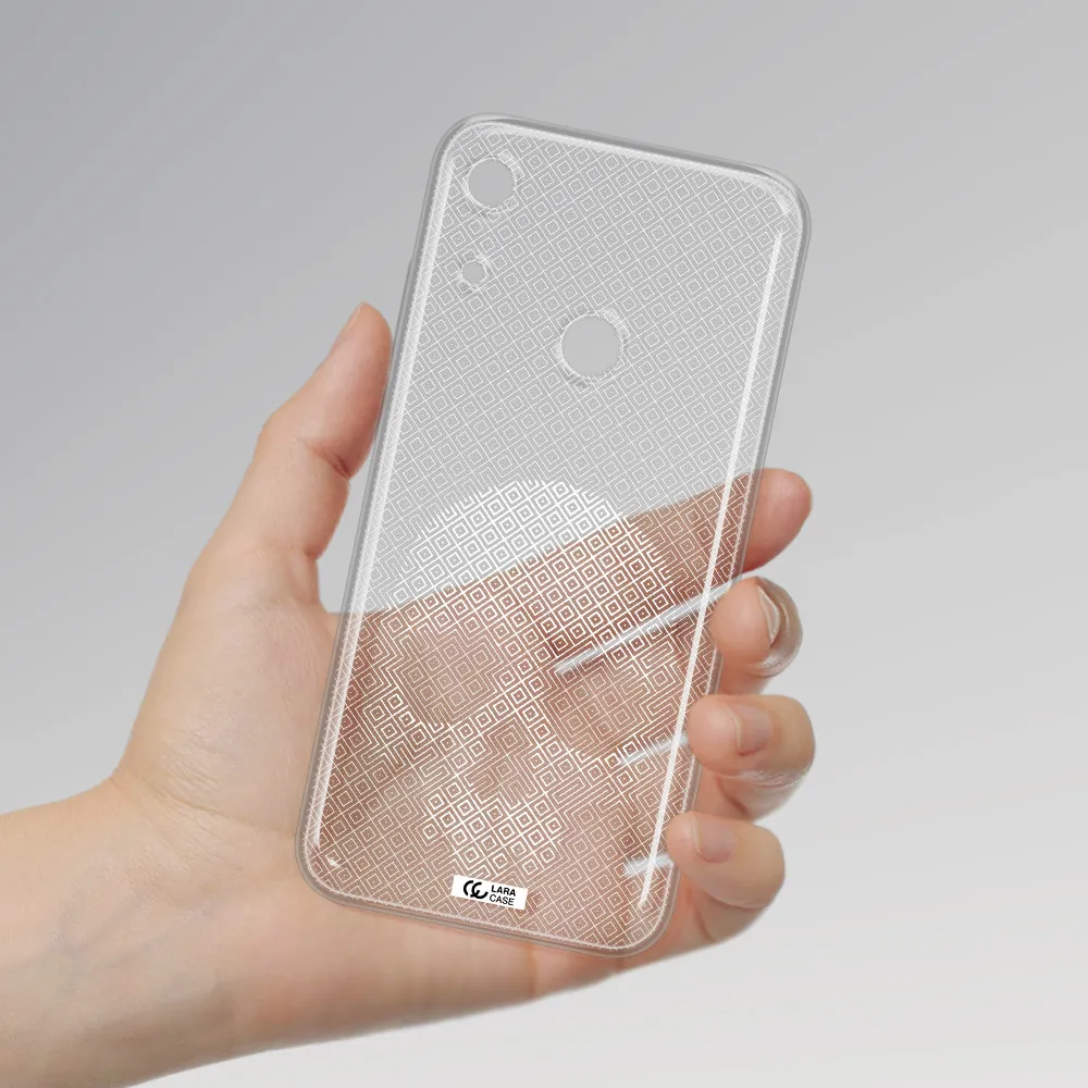 Skull Line Pattern Huawei Y6S Clear TPU Case