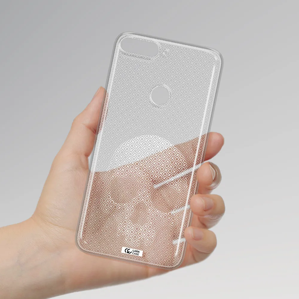 Skull Line Pattern Huawei Y7 Prime 2018 Clear TPU Case