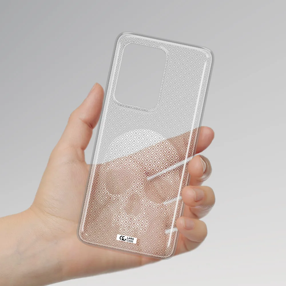 Skull Line Pattern Samsung S20 Ultra Clear TPU Case