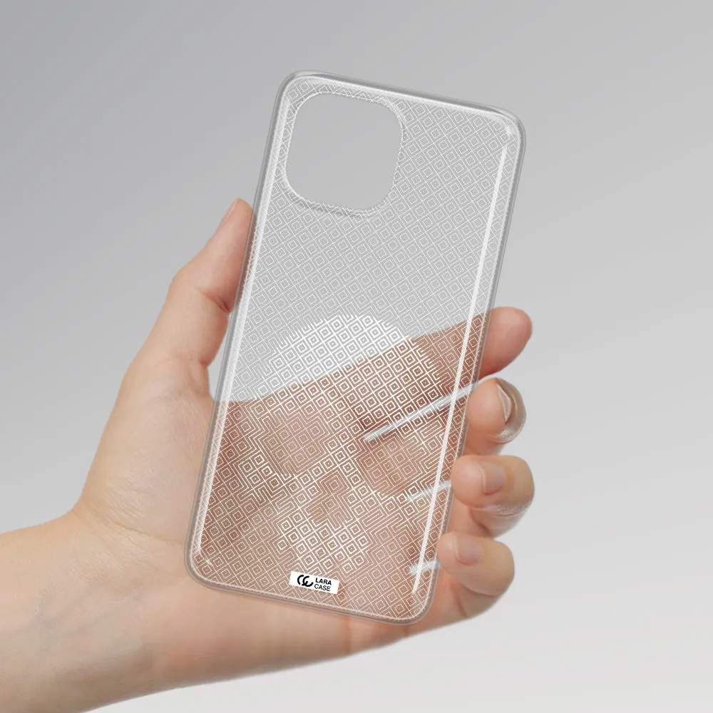 Skull Line Pattern Xiaomi Mi 11 Lite Clear TPU Case