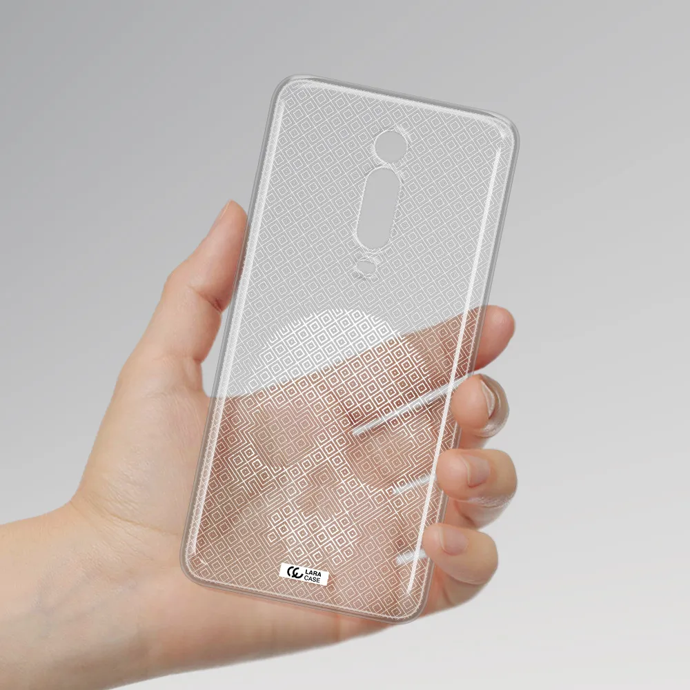 Skull Line Pattern Xiaomi Mi 9T Clear TPU Case