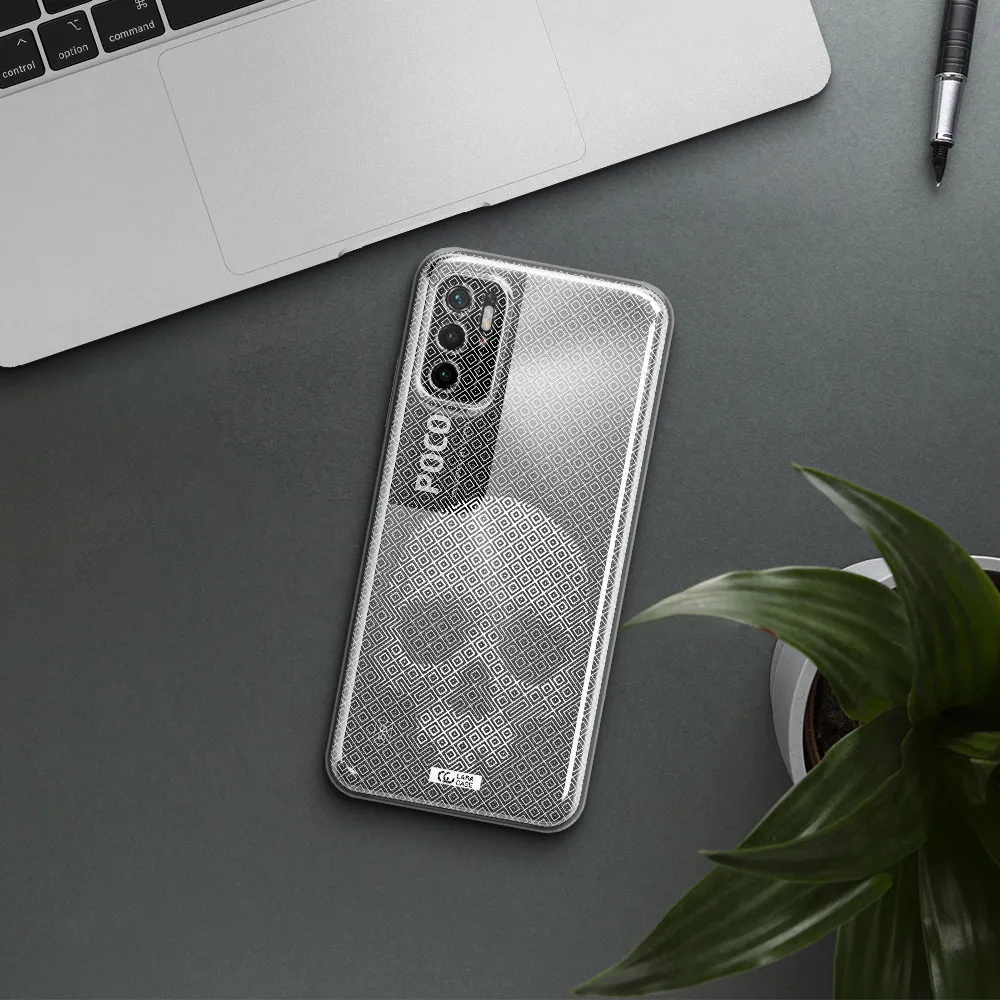 Skull Line Pattern Xiaomi Poco M4 Pro 5G Clear Tpu Case