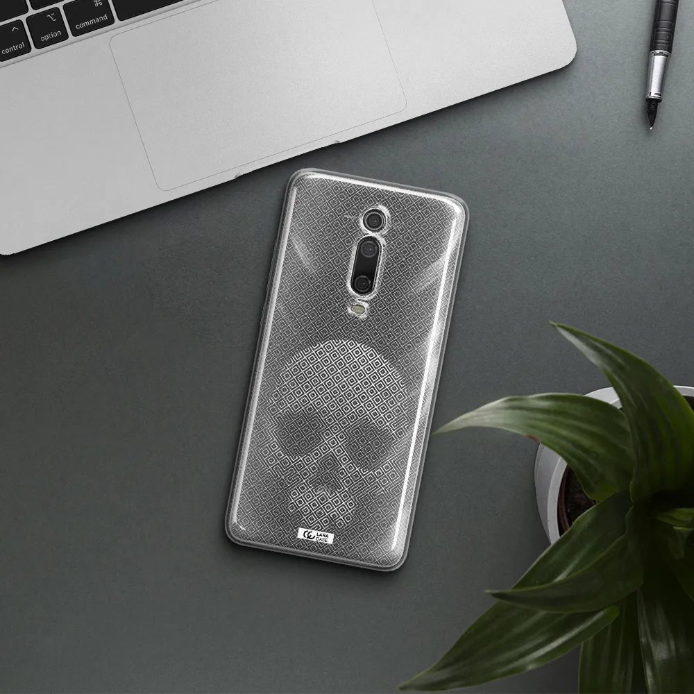 Skull Line Pattern Xiaomi Redmi K20 Clear Tpu Case