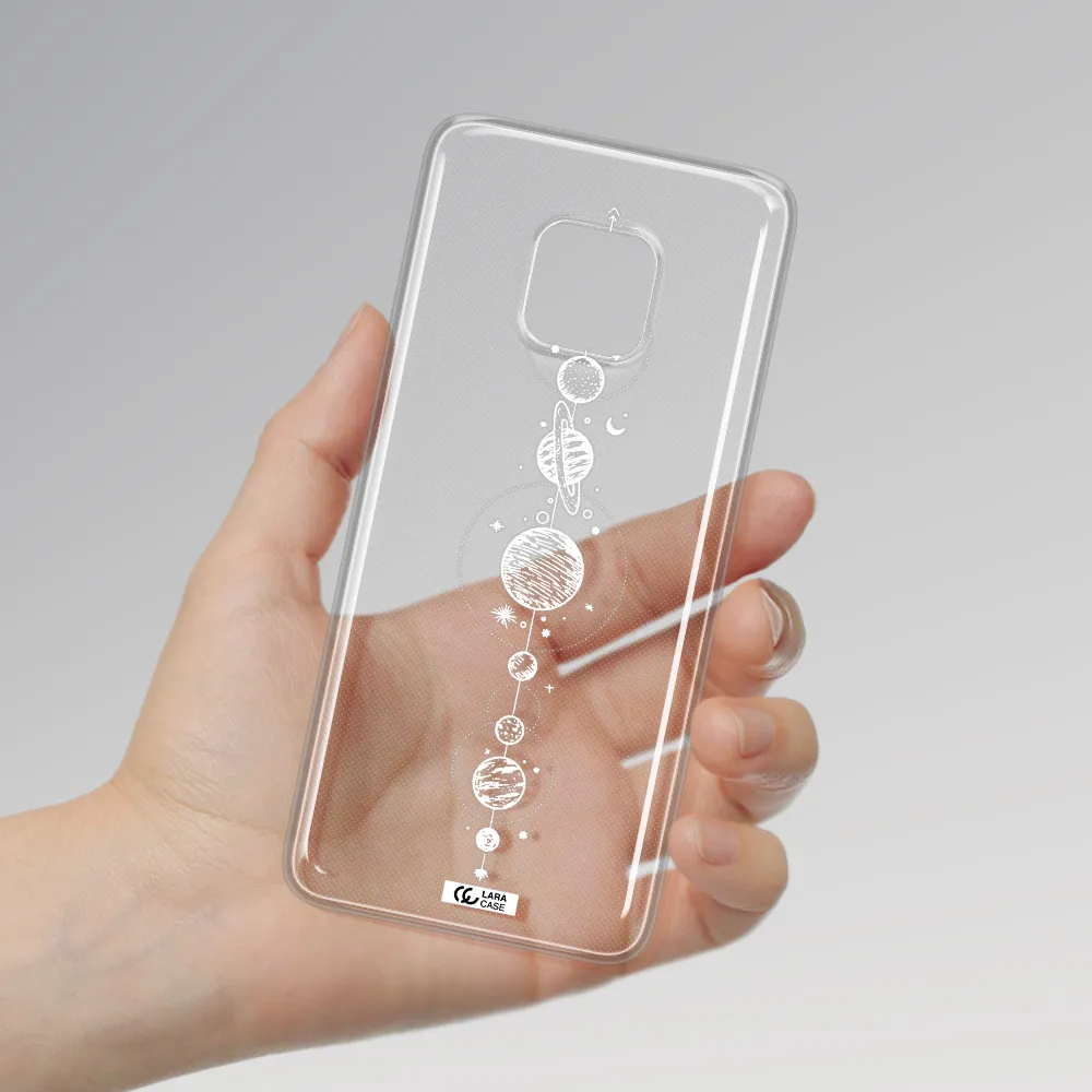 Solar System Line Art Huawei Mate 20 Pro Clear TPU Case
