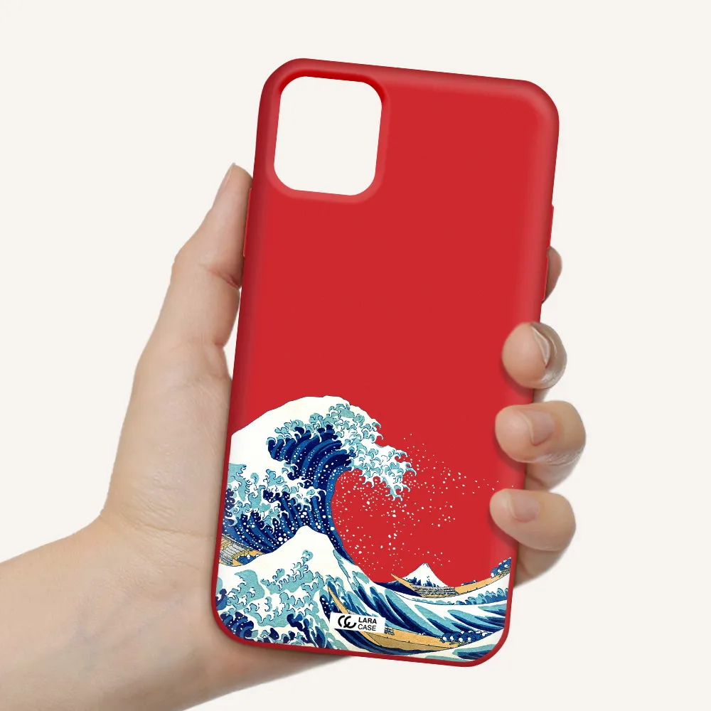 Great Wave Apple iPhone 11 Silicone Imperial Red Case