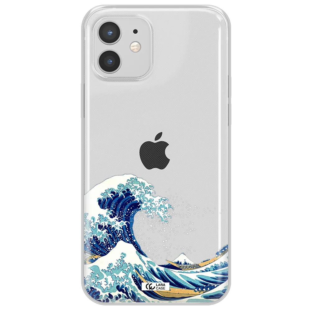 Great Wave Apple iPhone 12 Clear TPU Case