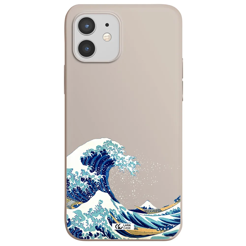Great Wave Apple iPhone 12 mini Silicone Stone Case