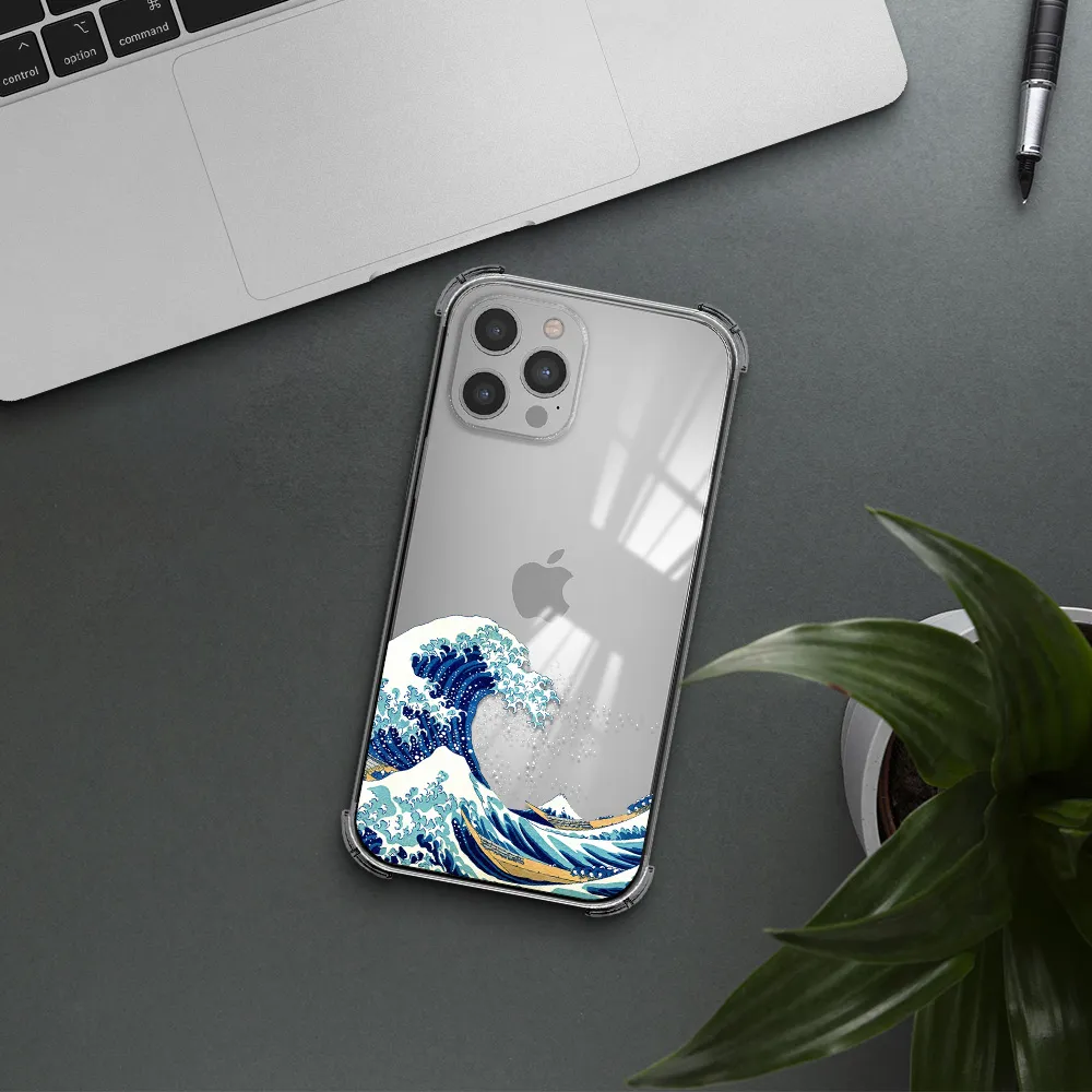 Great Wave Apple iPhone 12 pro Clear PC Case