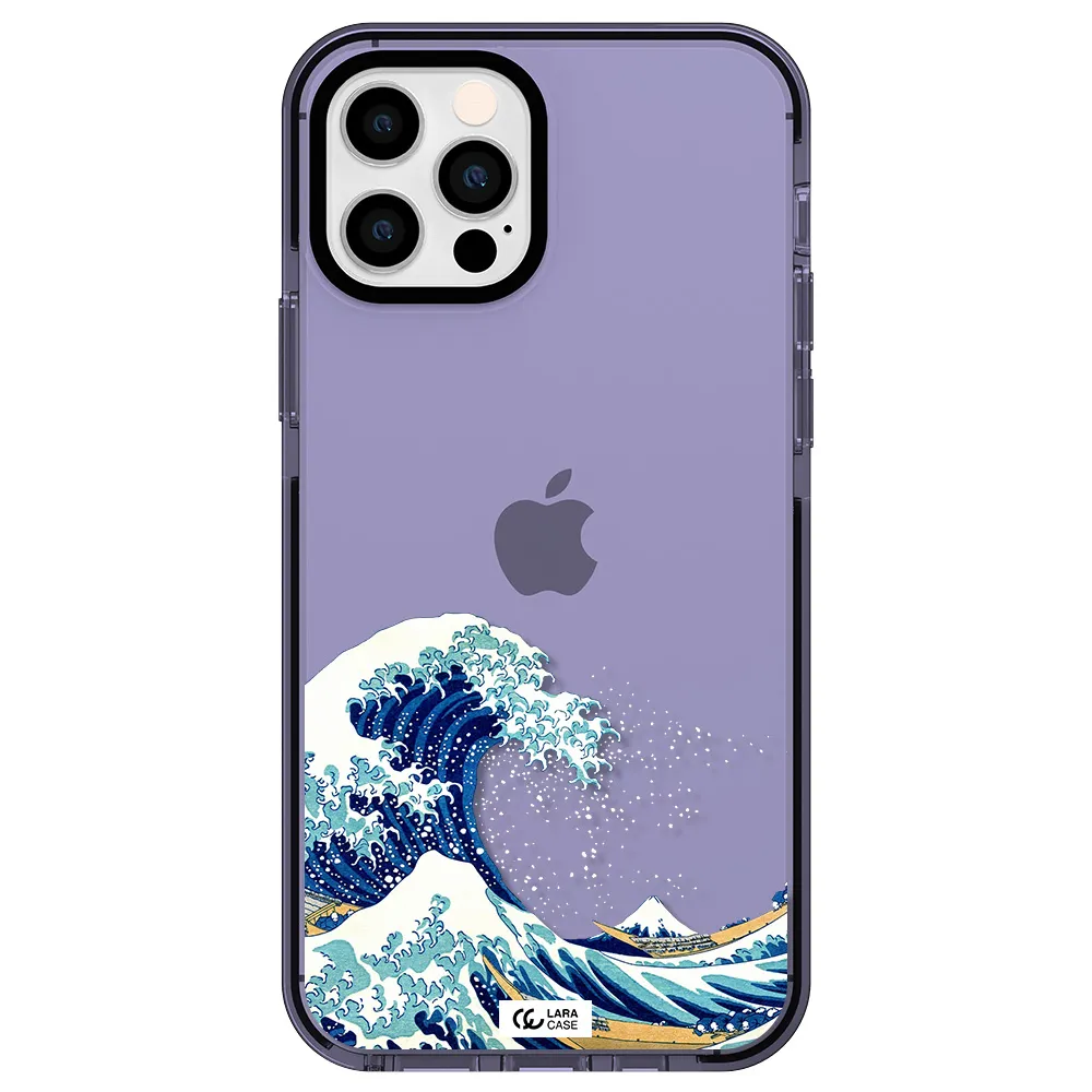 Great Wave Apple iPhone 12 pro impact Lilac Case