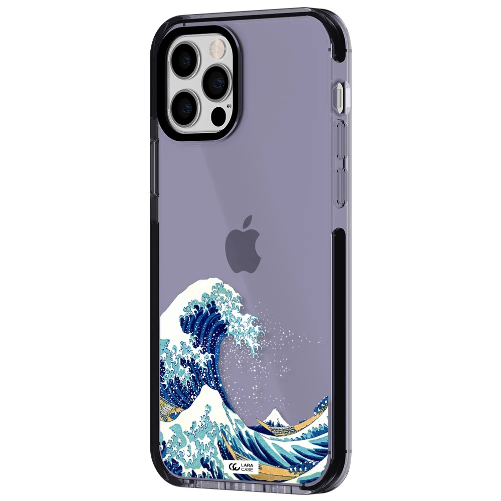 Great Wave Apple iPhone 12 pro impact Lilac Case