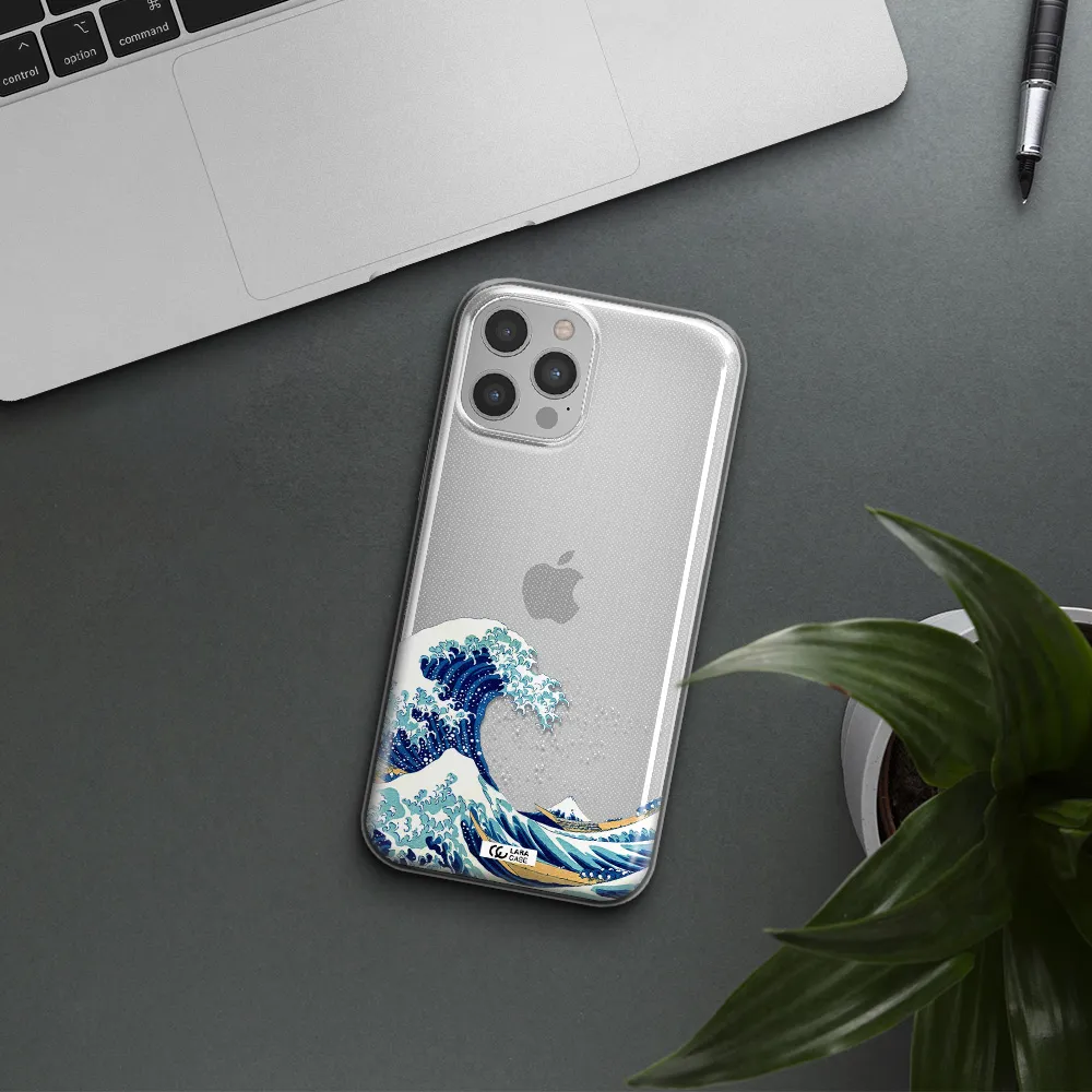Great Wave Apple iPhone 12 pro max Clear TPU Case