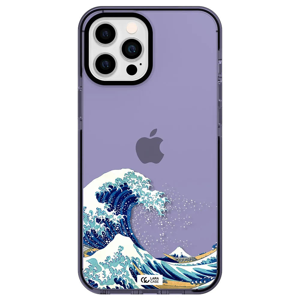 Great Wave Apple iPhone 12 pro max impact Lilac Case