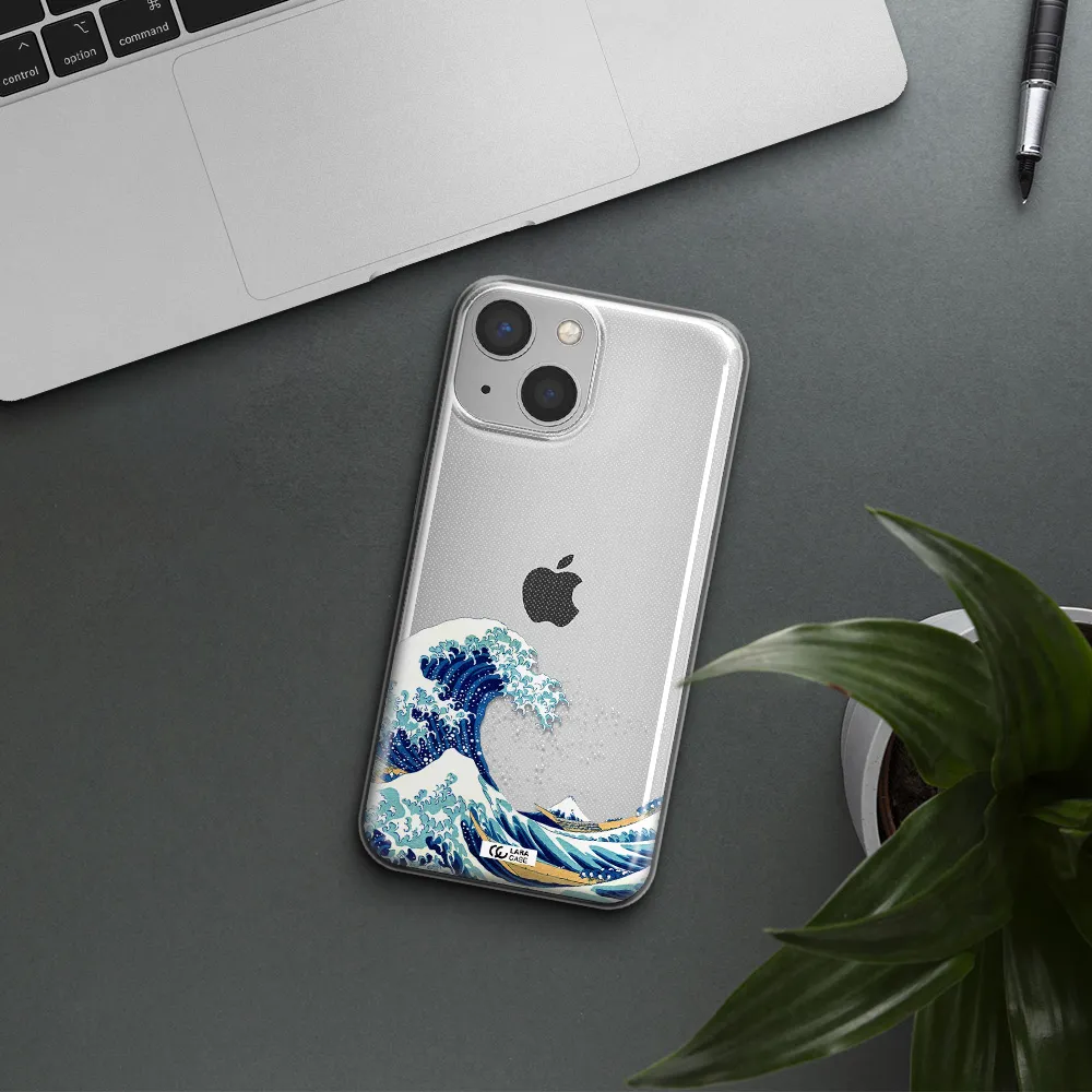 Great Wave Apple iPhone 13 Clear TPU Case