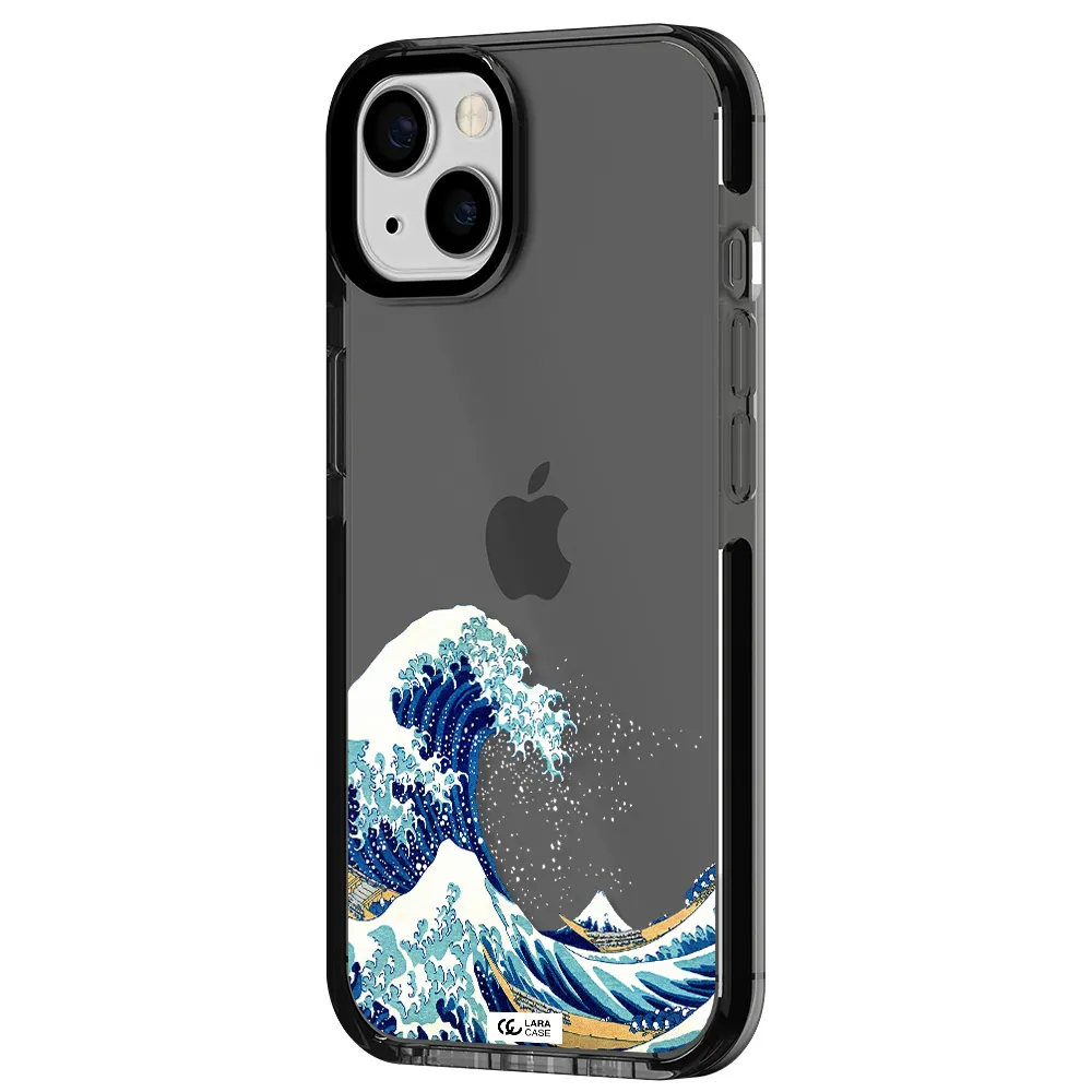 Great Wave Apple iPhone 13 impact Smoke Black Case