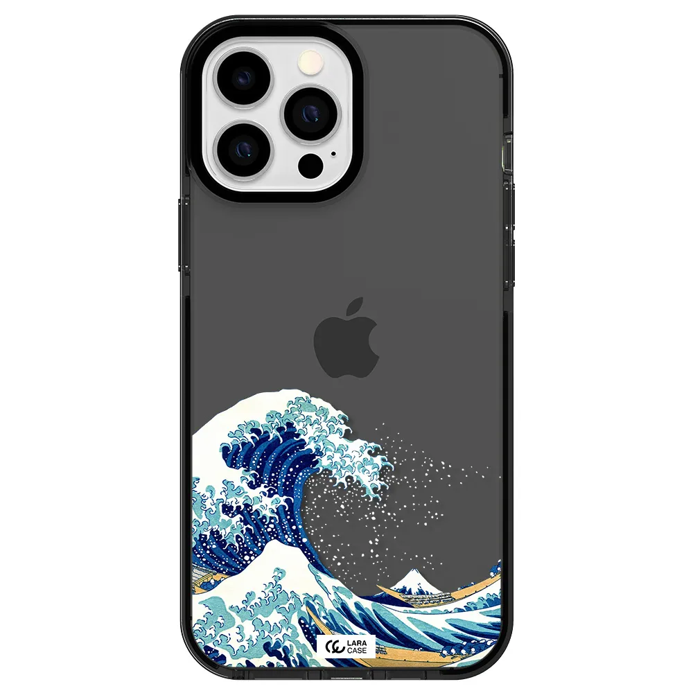 Great Wave Apple iPhone 13 Pro Max impact Smoke Black Case