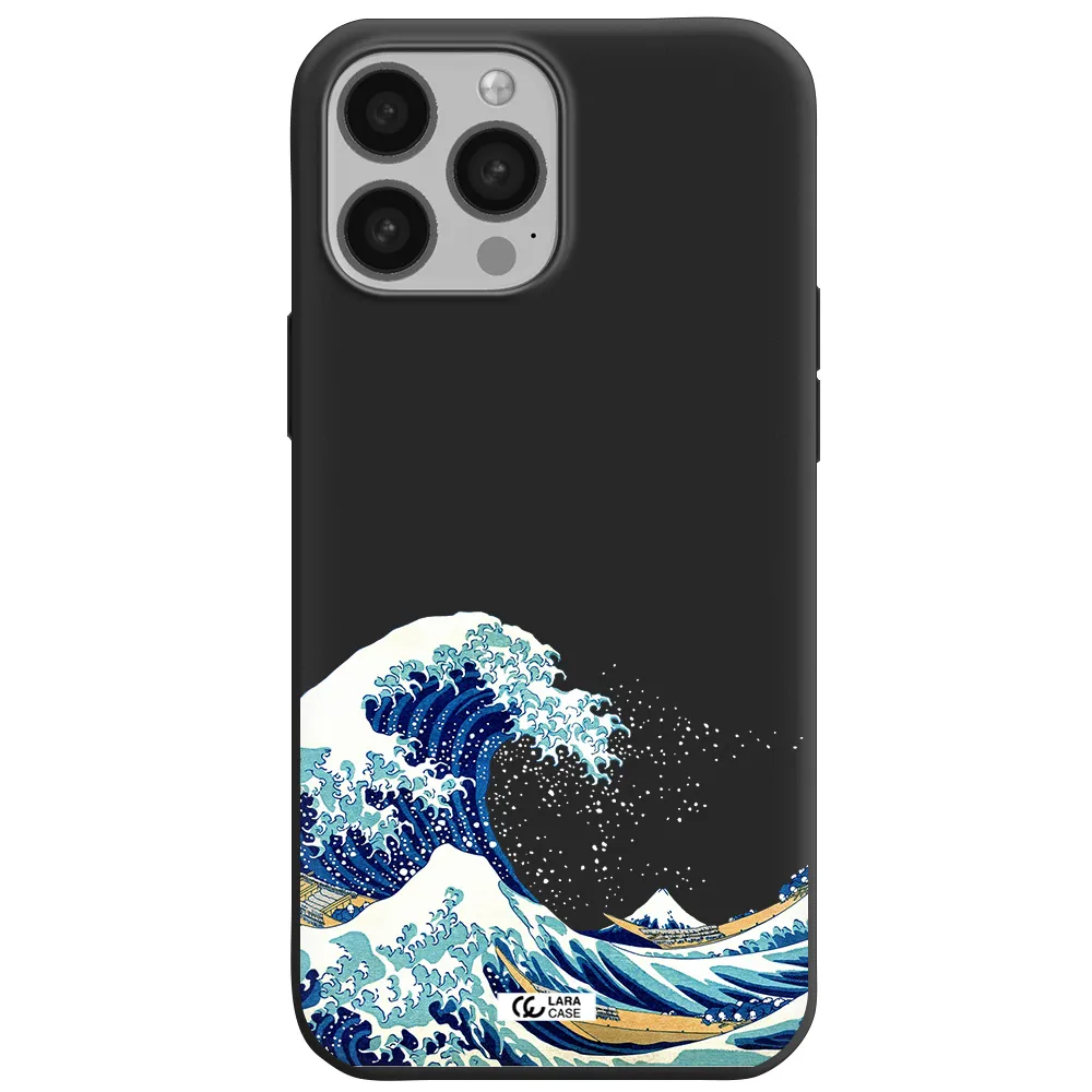 Great Wave Apple iPhone 13 Pro Silicone black Case