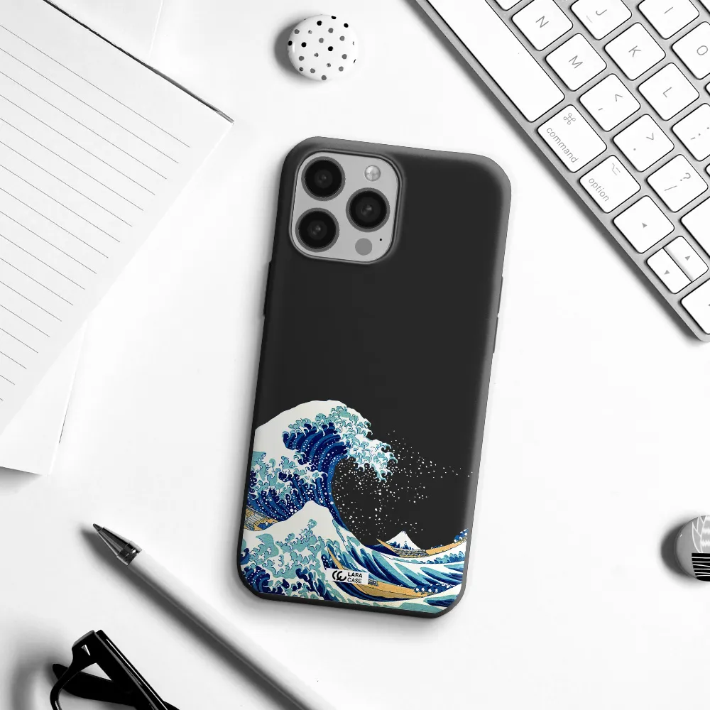 Great Wave Apple iPhone 13 Pro Silicone black Case