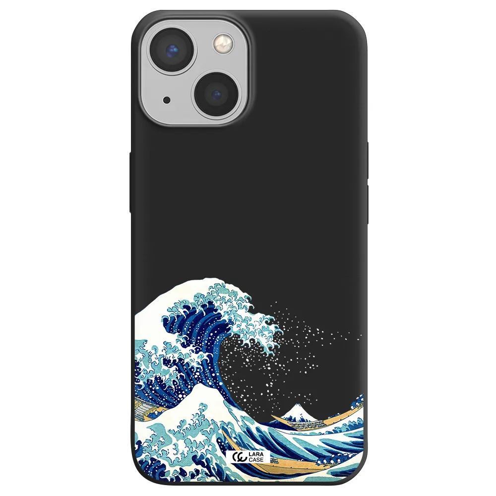 Great Wave Apple iPhone 13 Silicone black Case