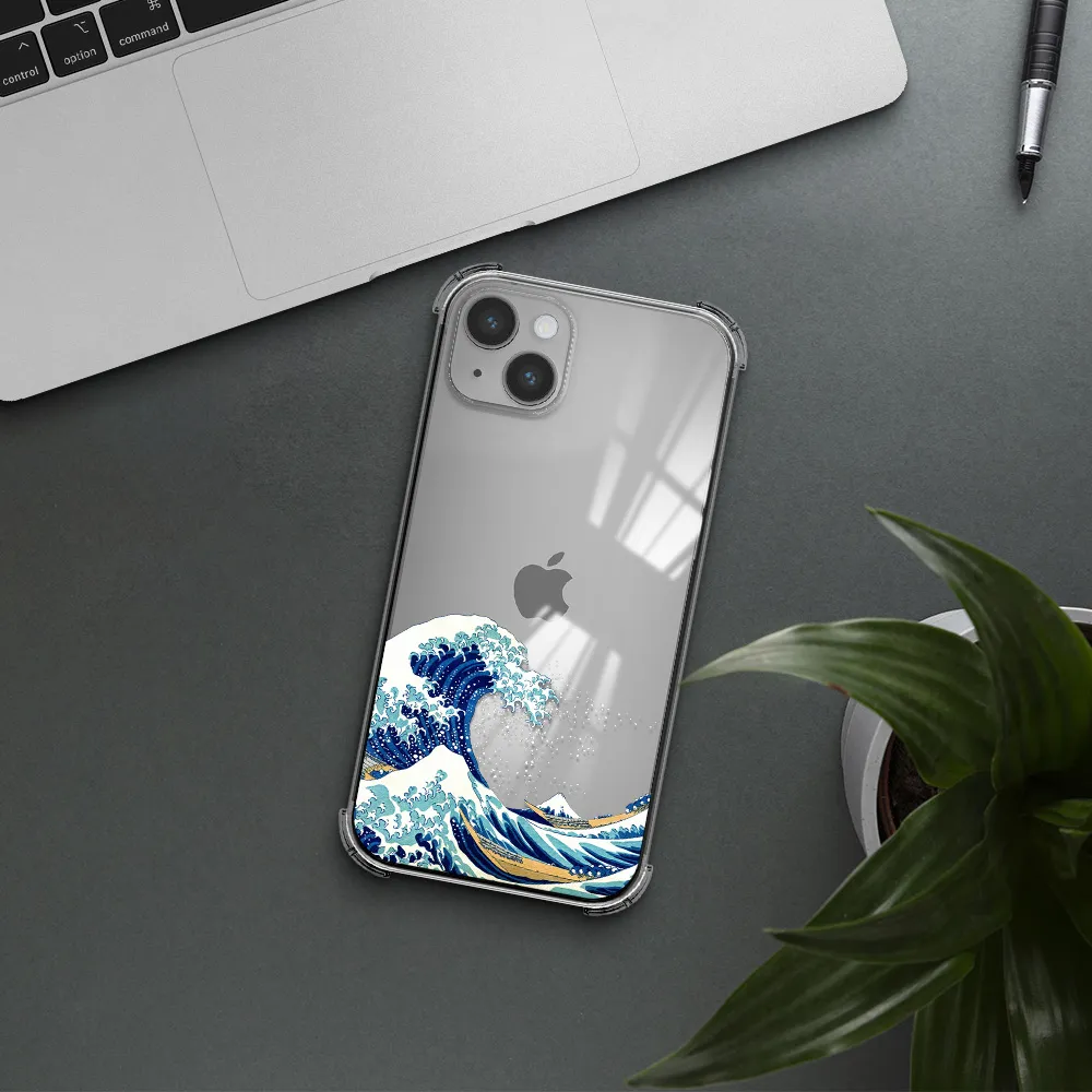 Great Wave Apple iPhone 14 Clear PC Case