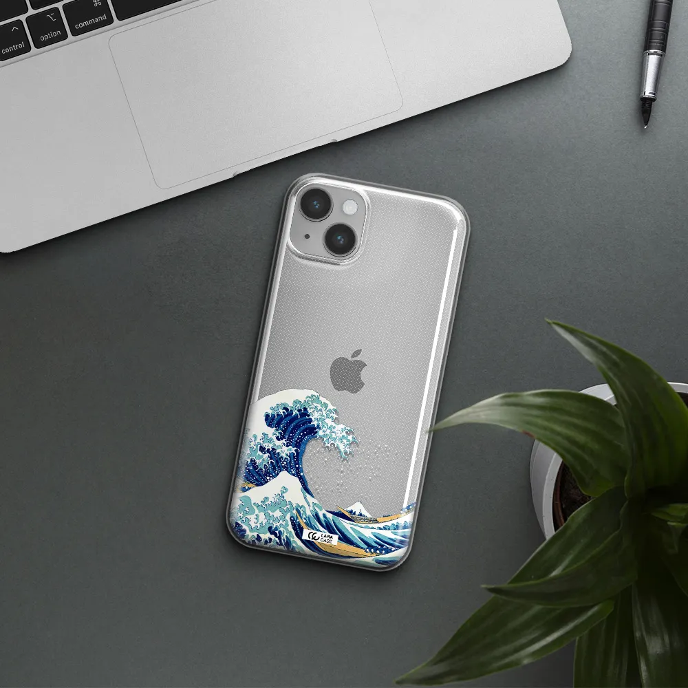 Great Wave Apple iPhone 14 Clear TPU Case