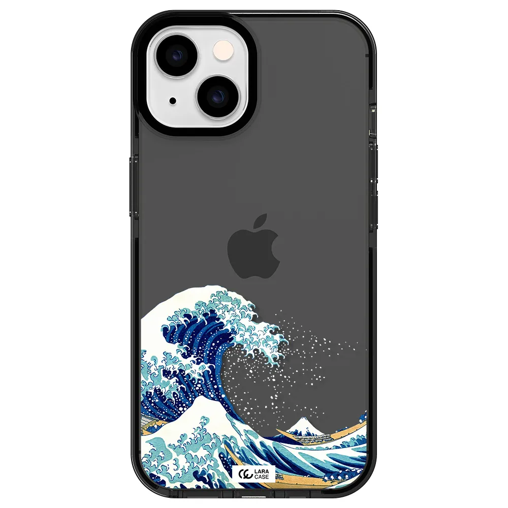 Great Wave Apple iPhone 14 impact Smoke Black Case