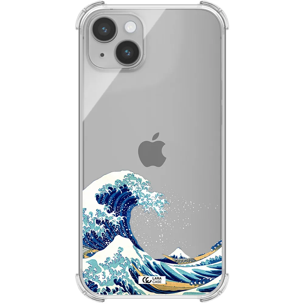 Great Wave Apple iPhone 14 plus Clear PC Case