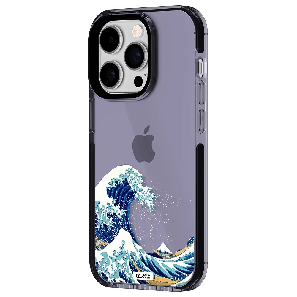Great Wave Apple iPhone 14 pro impact Lilac Case