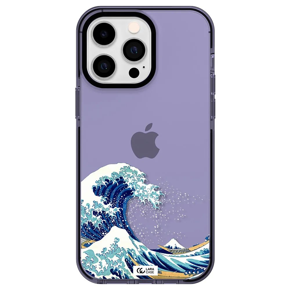 Great Wave Apple iPhone 14 pro max impact Lilac Case