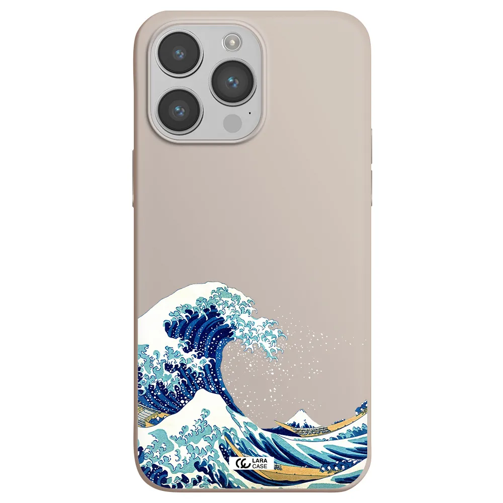 Great Wave Apple iPhone 14 pro max Silicone Stone Case