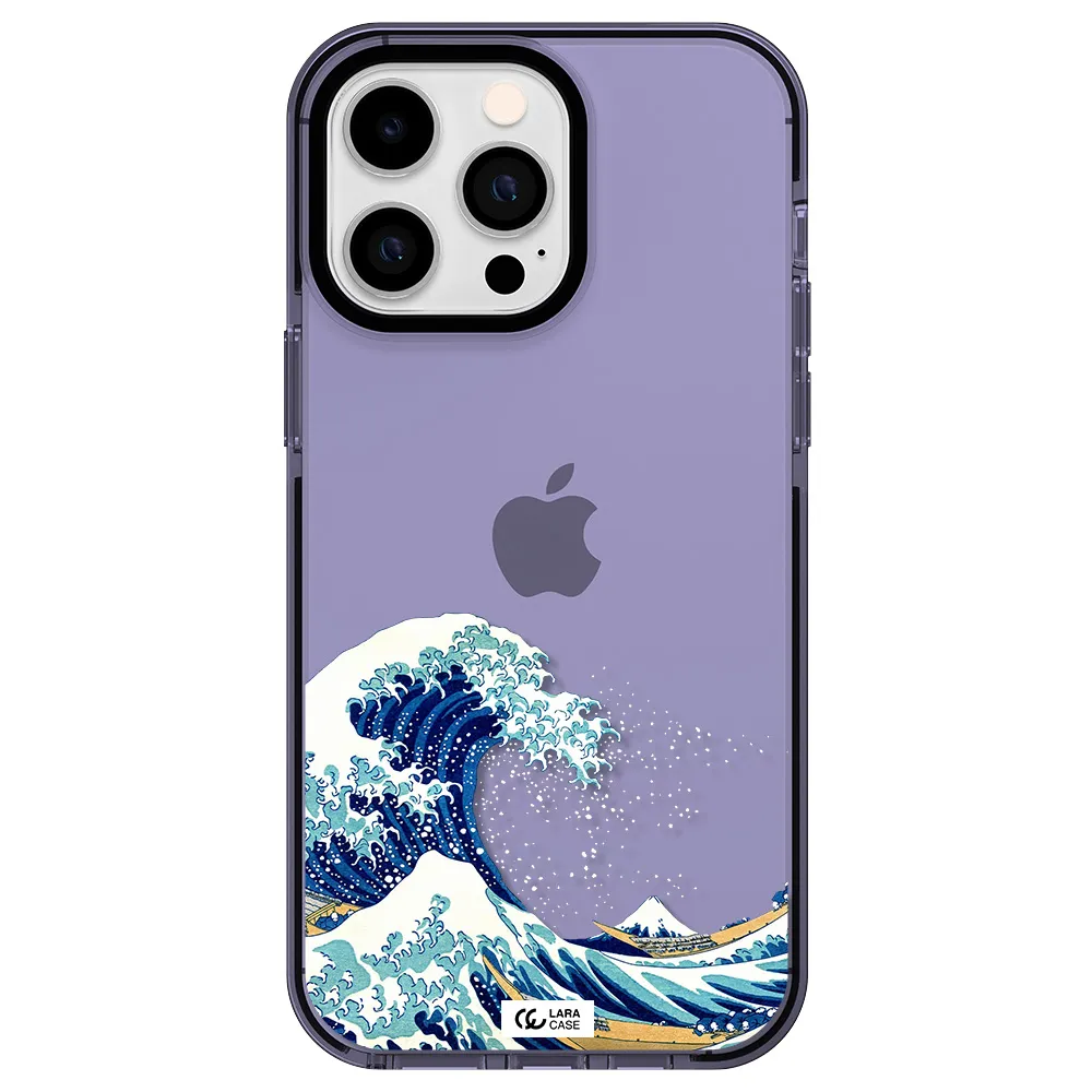 Great Wave Apple iPhone 15 Pro impact Lilac Case