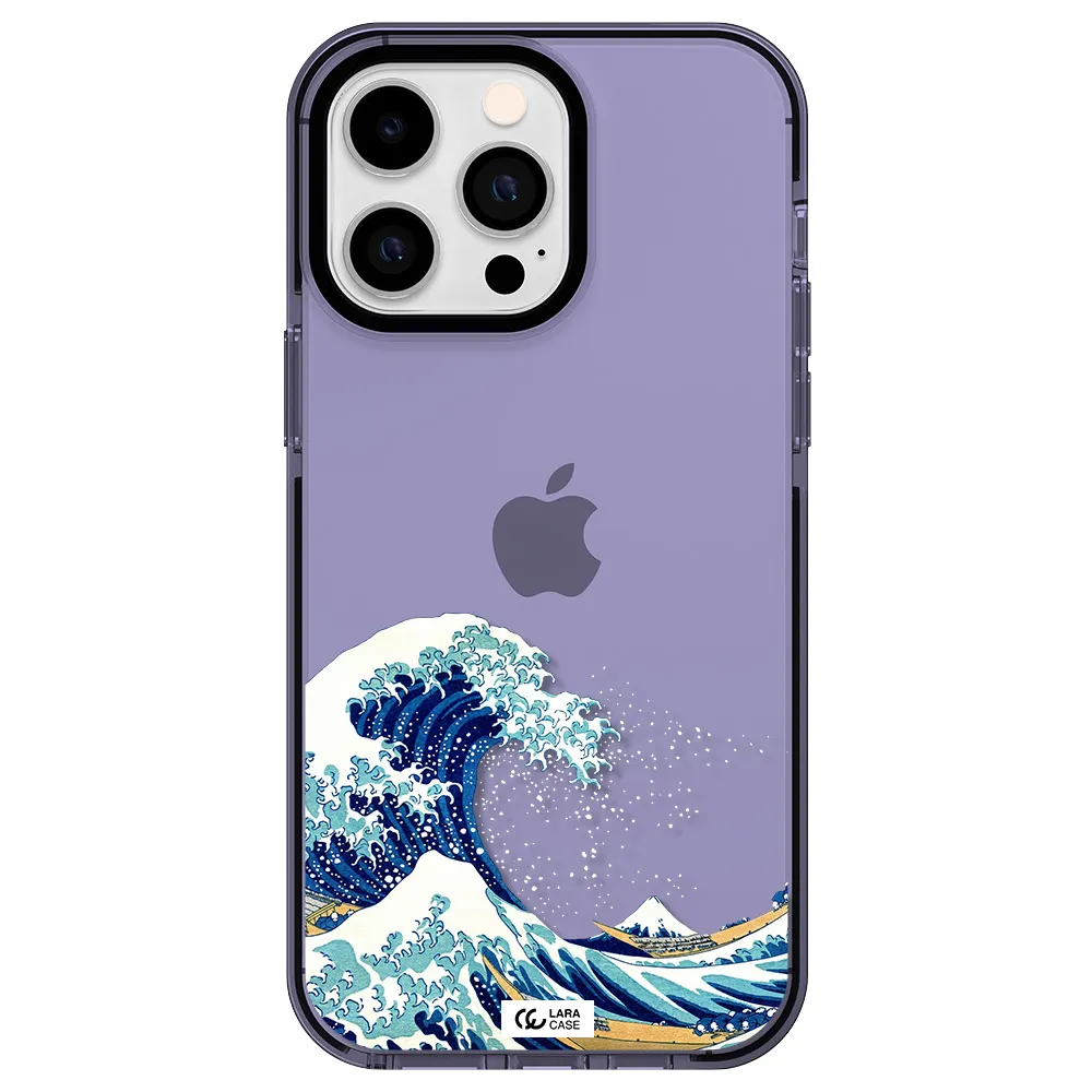 Great Wave Apple iPhone 15 Pro Max impact Lilac Case