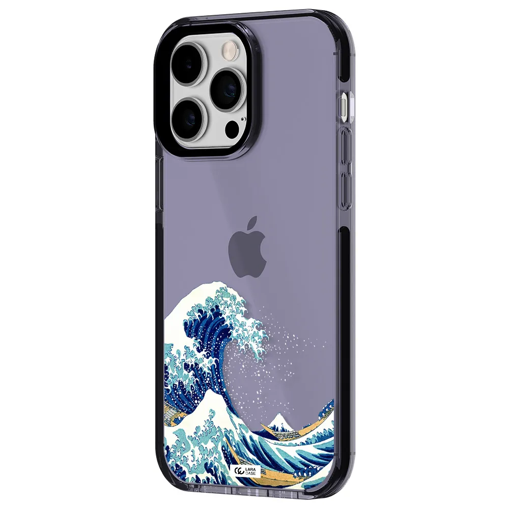 Great Wave Apple iPhone 15 Pro Max impact Lilac Case