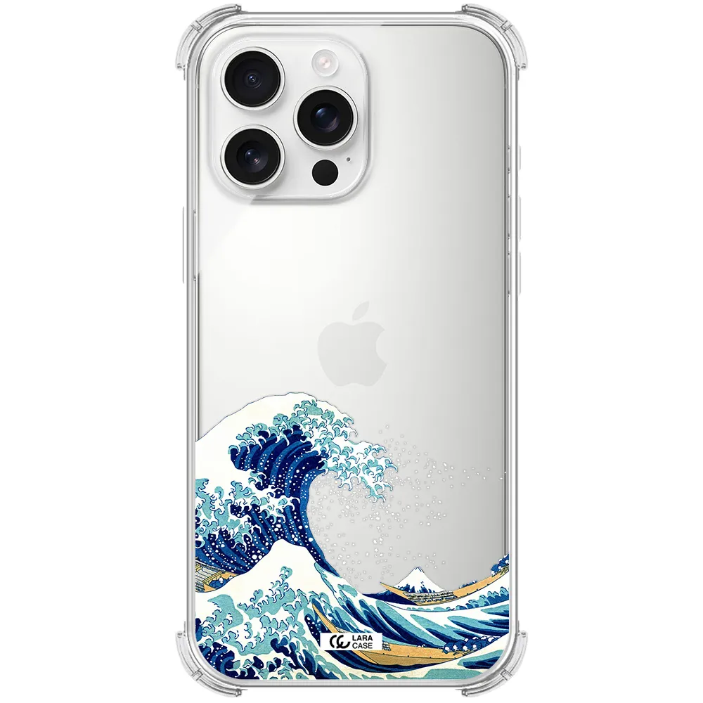 Great Wave Apple Iphone 16 Pro Max Clear Pc Case