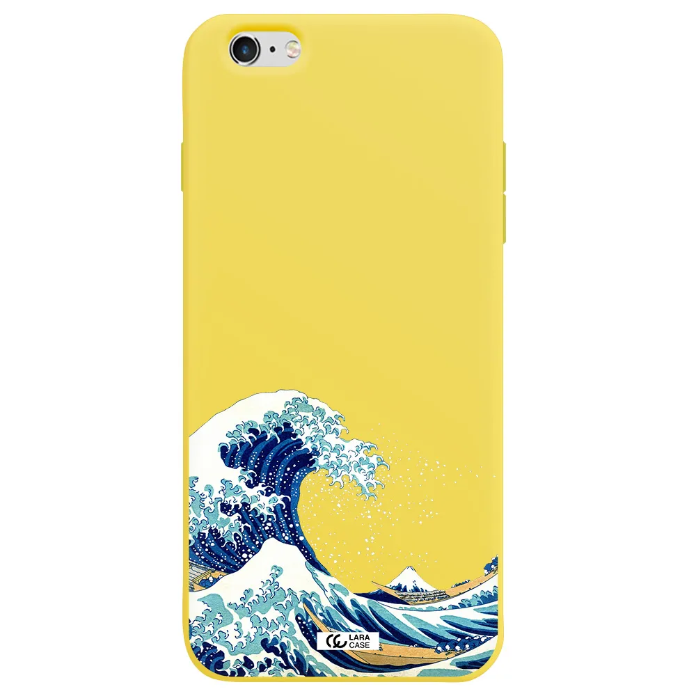 Great Wave Apple iPhone 6 plus Silicone canary yellow Case