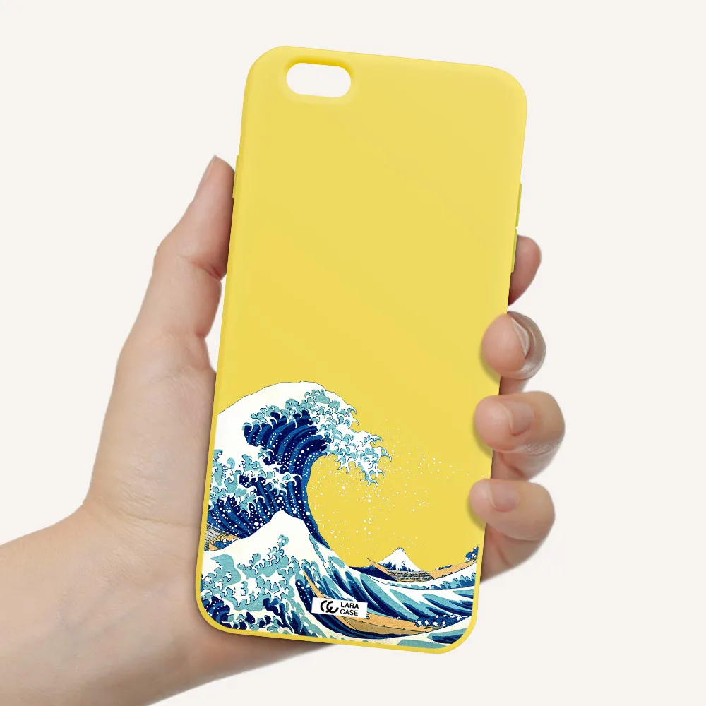 Great Wave Apple iPhone 6 plus Silicone canary yellow Case